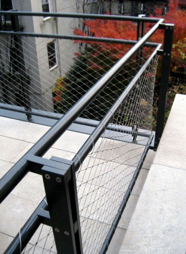     Metal wire and steel deck railing. Stainless steel metal cover rails + protection + rail keep you hot because they are inexpensive, elegant and durable. And this is easy to make at home with simple tools and materials. 