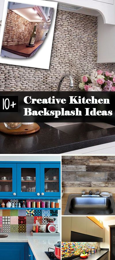 Creative kitchen backsplash ideas! 