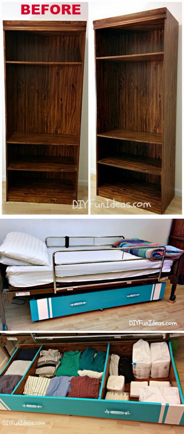    Under-bed rooms are ideal for additional storage space. 