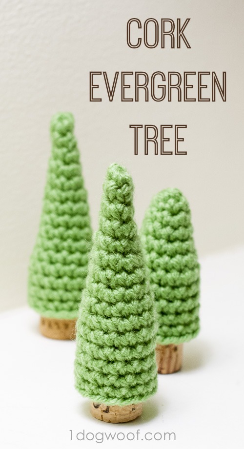 Cork Pine Tree crochet patterns. 
