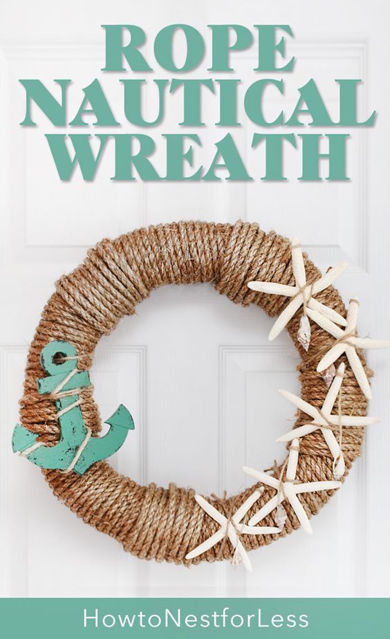 Rope sea wreath. 