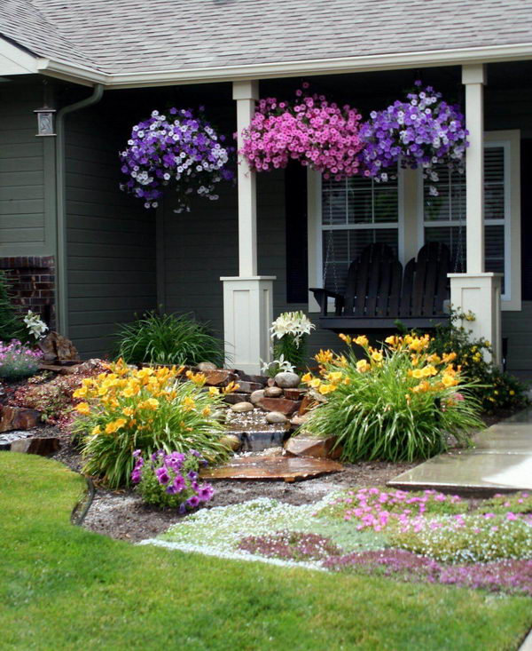 Design a front yard. 