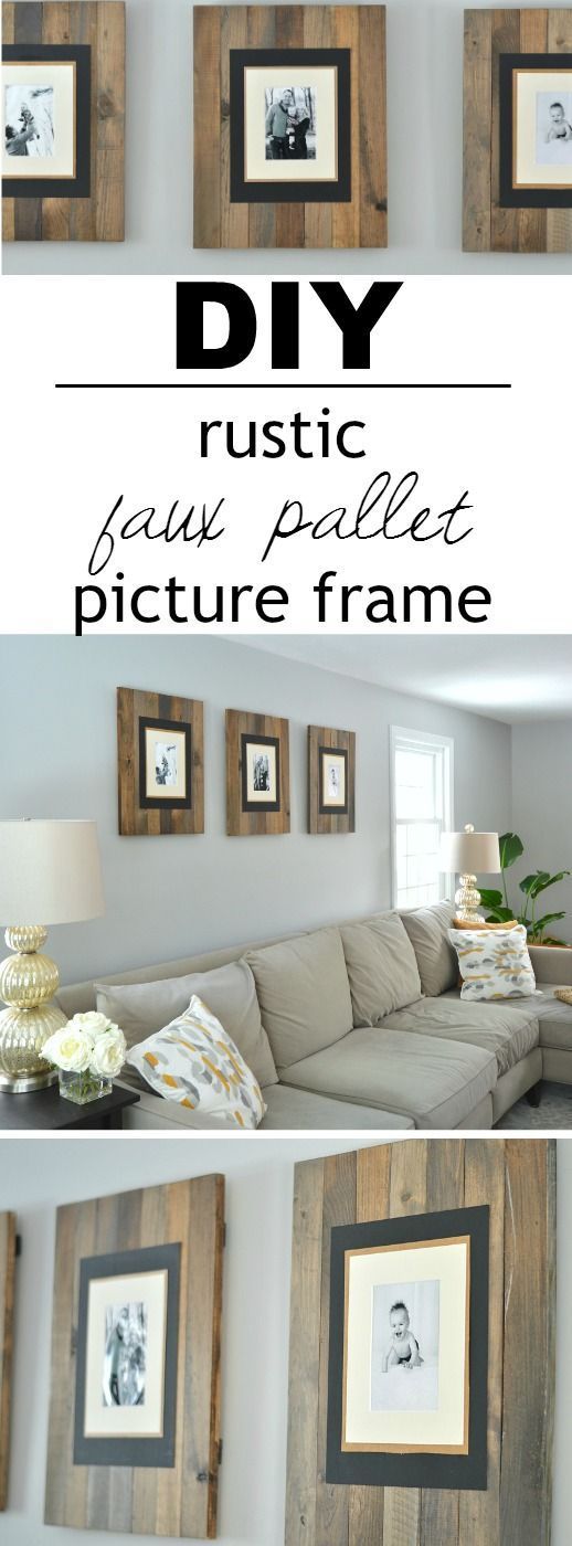 DIY rustic art palette picture frame. 