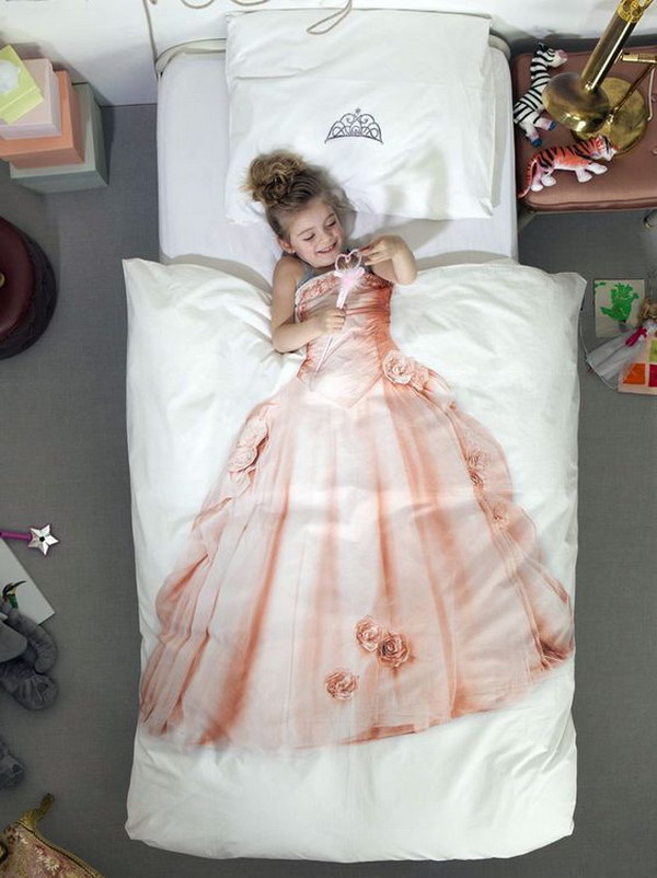Princess Print bedding set. 