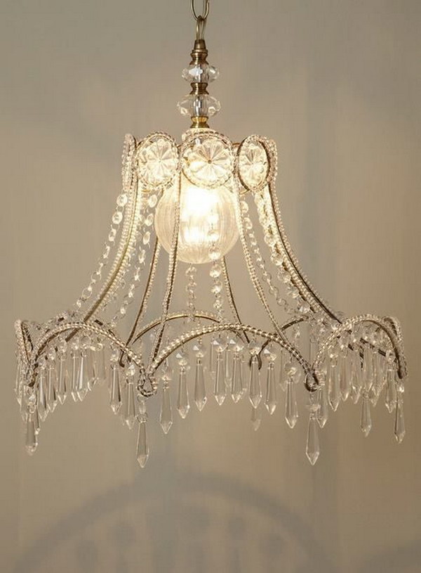 From the lampshade skeleton to the chandelier 