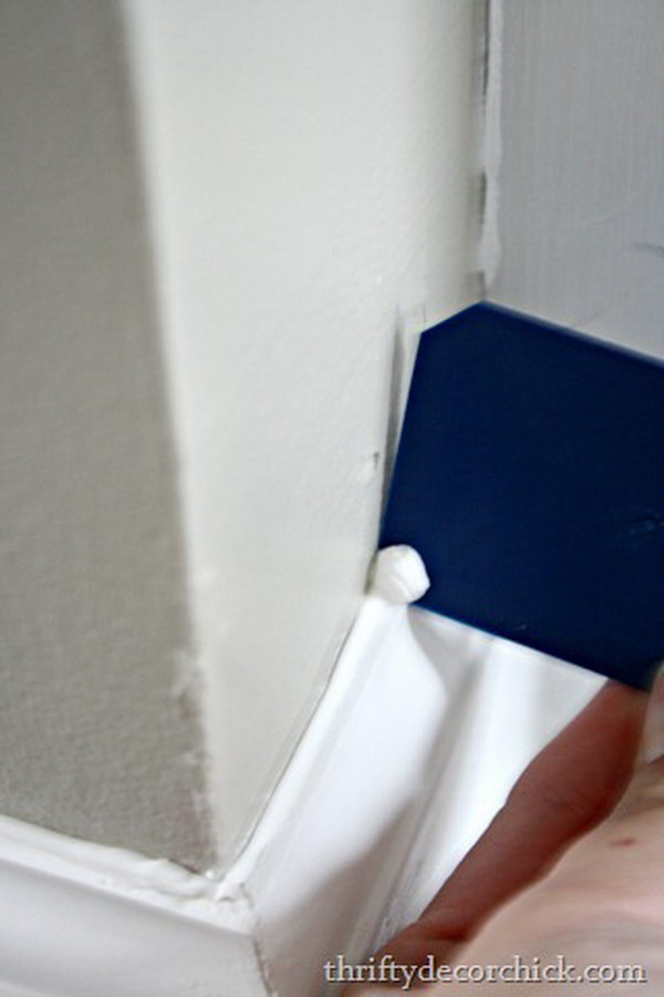 Use rubber wedges to make your sealing work much easier and less messy. 