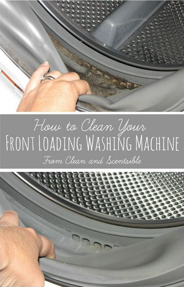How to clean your washing machine thoroughly. 