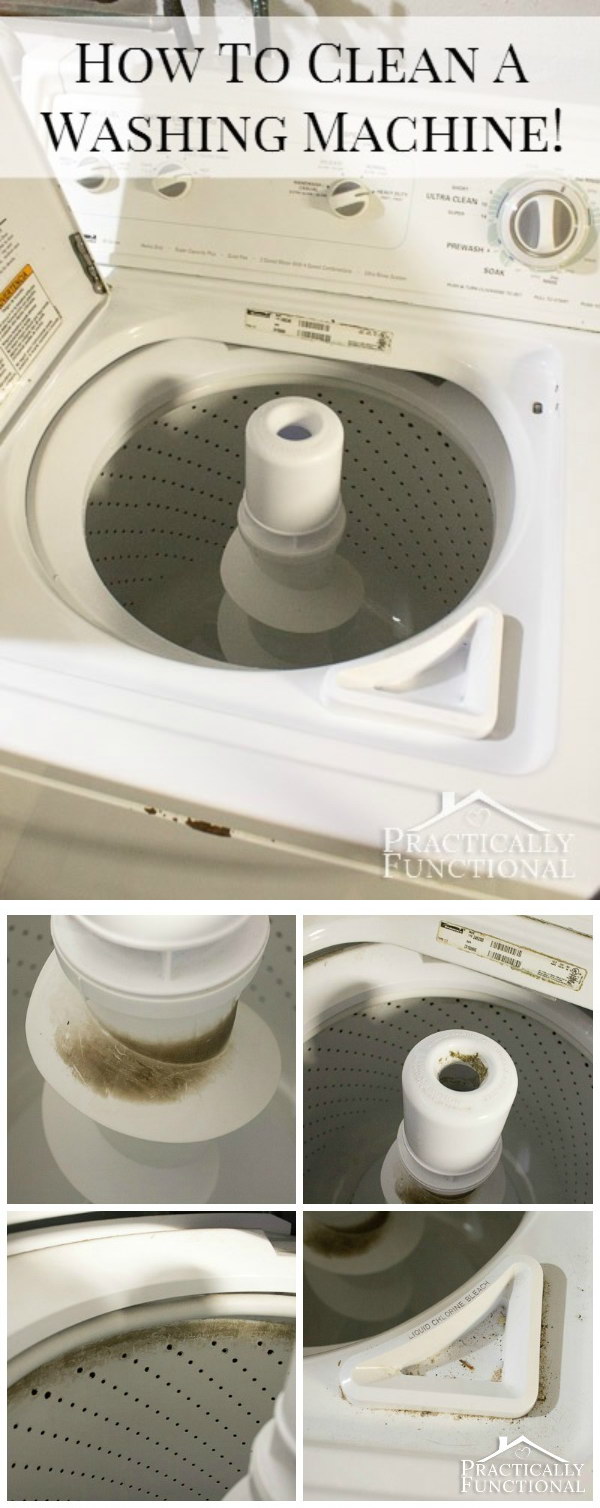 Clean your washing machine thoroughly. 