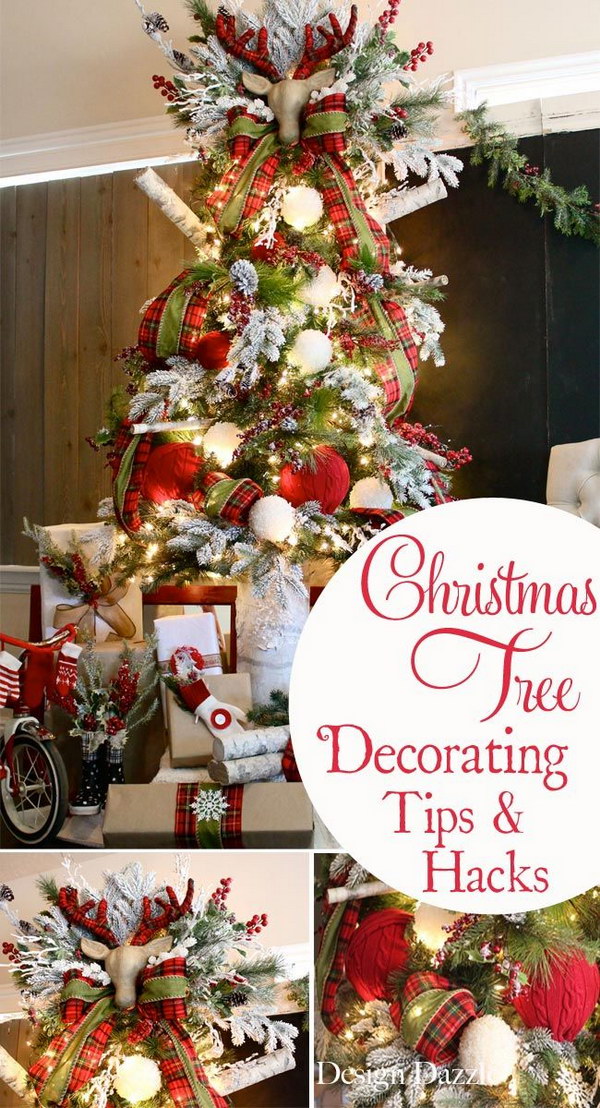 Tips and tricks for rustic checkered Christmas trees