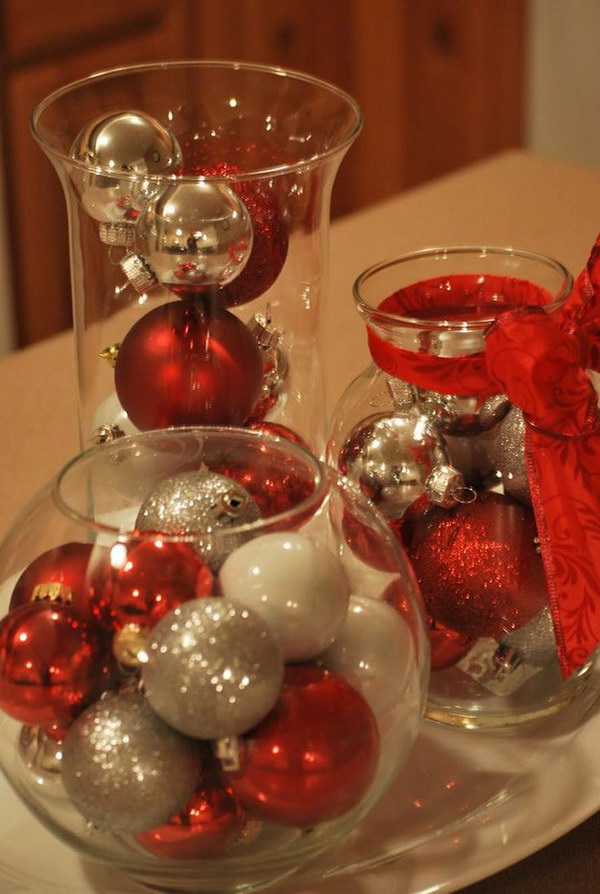 Dollar Tree Christmas centerpiece. Perfect Christmas centerpiece that you can make on a budget. Just take a few minutes. 