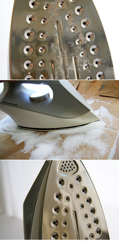 How to clean your iron with just salt 