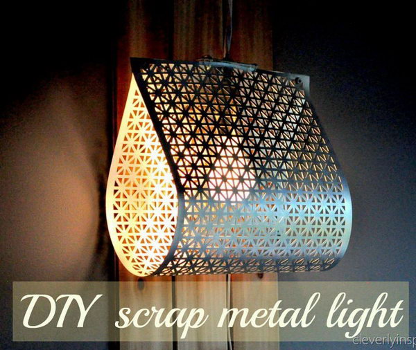     DIY industrial modern pendant lamp. 