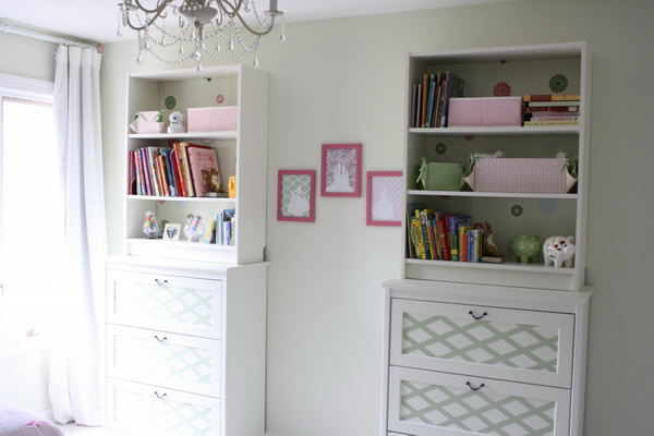     Place the BILLY bookcase on the chest of drawers. Then attach it to the wall with this custom-made and beautiful furniture that offers tons of storage space. Get the step-by-step guide 