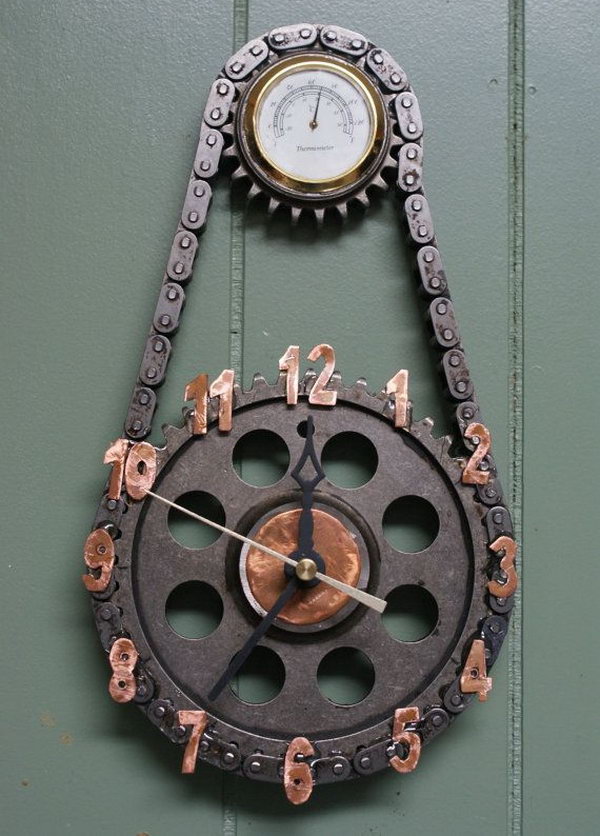 Watches made from reused materials 