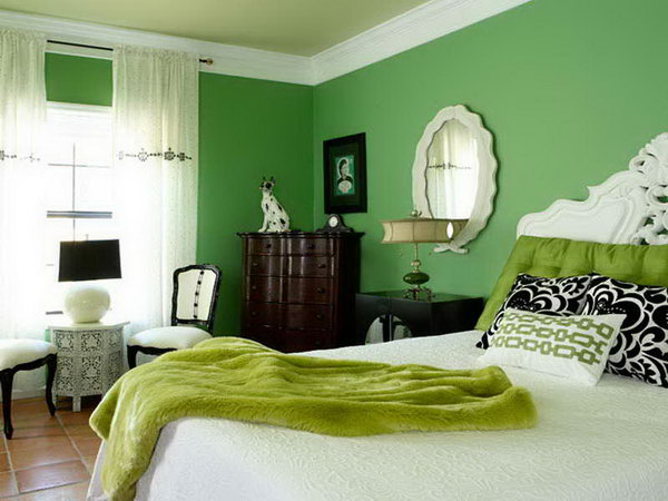 Green master bedrooms paint color ideas