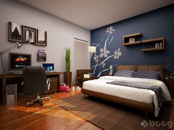 Blue master bedroom paint color ideas
