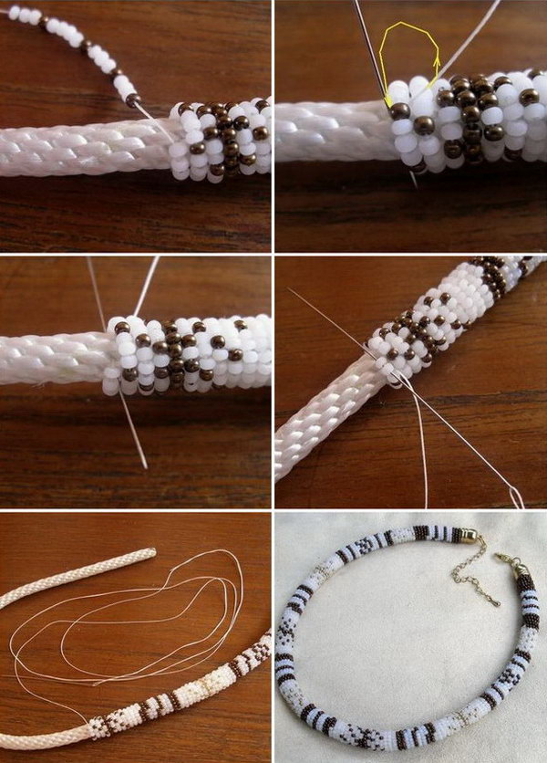 DIY beaded rope necklace. This pearl rope chain is super easy and quick to manufacture. You can start by making one as a gift for your beloved daughter or young sister. 
