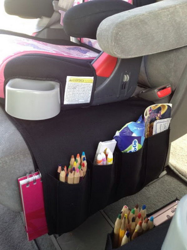Beyond imagination, you can turn the Flort remote into an amazing kid's organizer that contains crayons, books, tissue paper, or other small items for your kids. It also serves as seat protection against spills and other small soiling. 