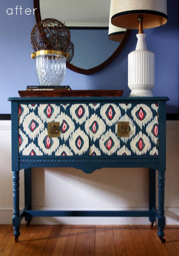 Hand painted chest of drawers, 