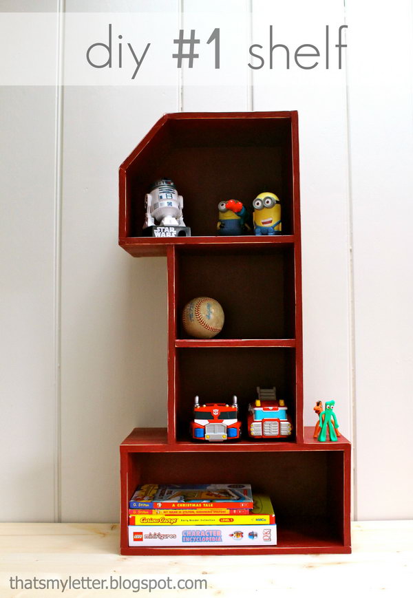 This shelf number 1 is perfect for every child to fill all their favorite treasures, books and bells and whistles. 