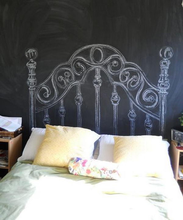 Chalkboard headboard. This not only served to protect thresholds in less insulated buildings from drafts and cold, but was also an important decorative element in your bedrooms.