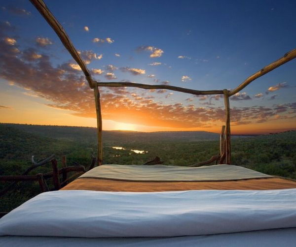 Loisaba Wilderness Resort, Kenya. It's really a unique way to sleep with stars.