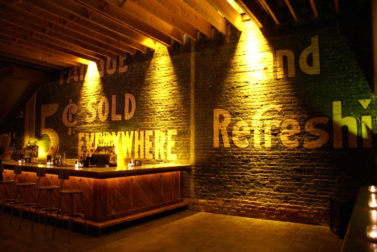 Basement bar wall idea. A definitely different idea for a basement wall instead of just trying to expand the house.