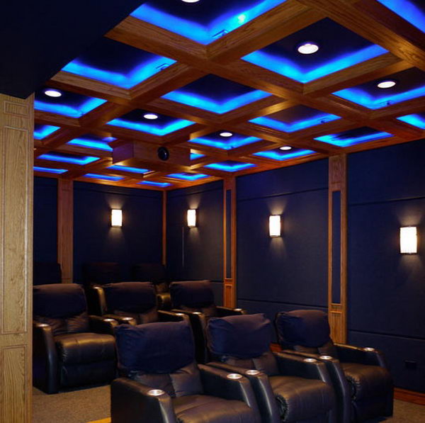 Ceiling idea for home theater,