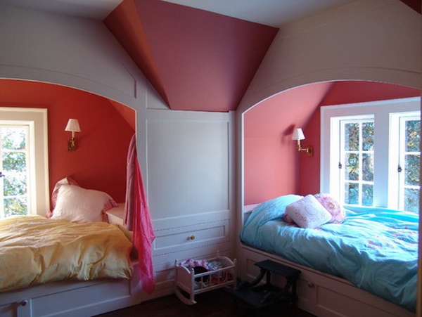 Traditional girl's bedroom