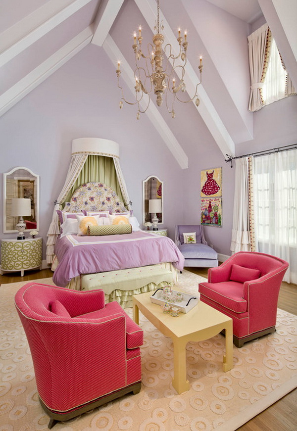 Luxury girl bedroom design