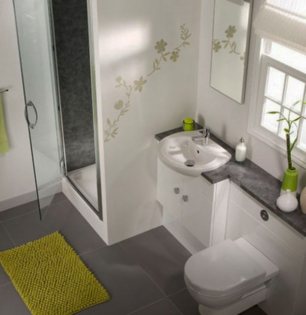 Contemporary small bathroom interior design