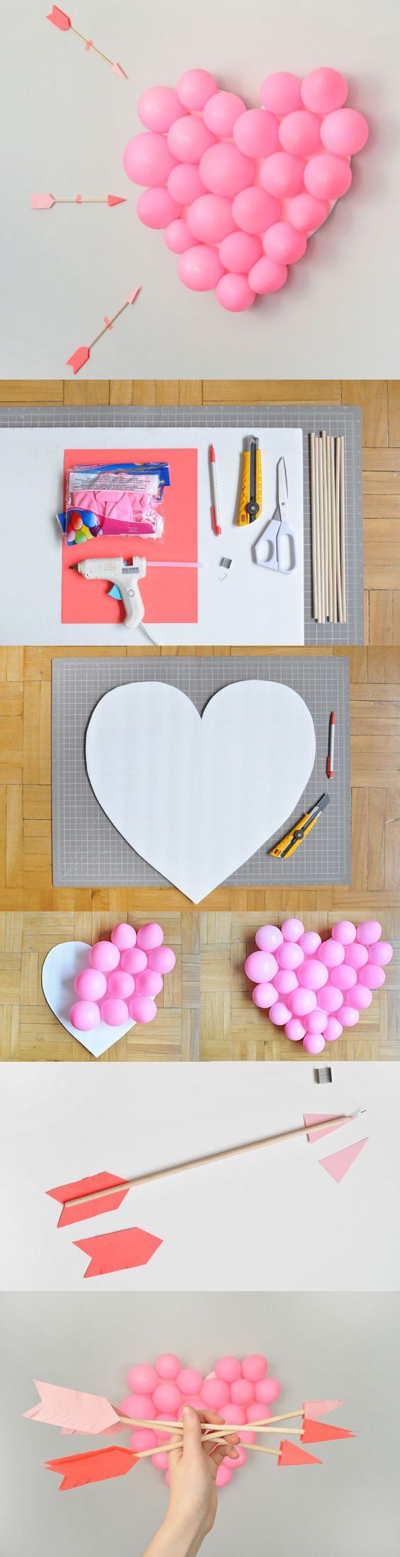 Valentine's Day DIY balloon pop. 