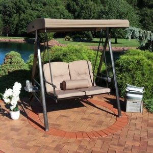 Shop Sunnydaze 2-Person Outdoor Adjustable Tilt Canopy Patio .