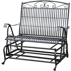 Amazon.com : Mandalay Double Iron Glider : Patio Gliders : Garden .