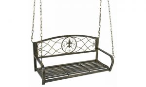 2 Person Iron Decorative Porch Swing | Group