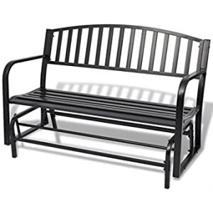 Amazon.com : Tidyard 2 Persons Patio Glider Bench Outdoor, Swing .