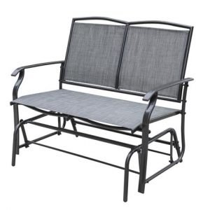 Sundale Outdoor 2 Person Loveseat Glider Bench Chair Patio Porch .