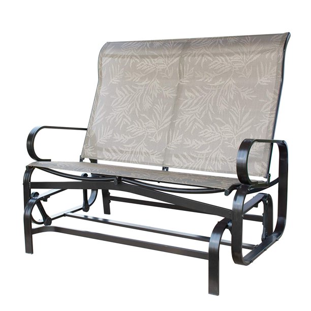 PatioPost Glider Bench Outdoor 2 Person Loveseat Chair Patio Porch .