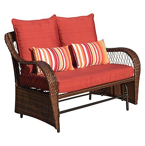 2 Person Loveseat Chair Patio Porch Swings With Rocker