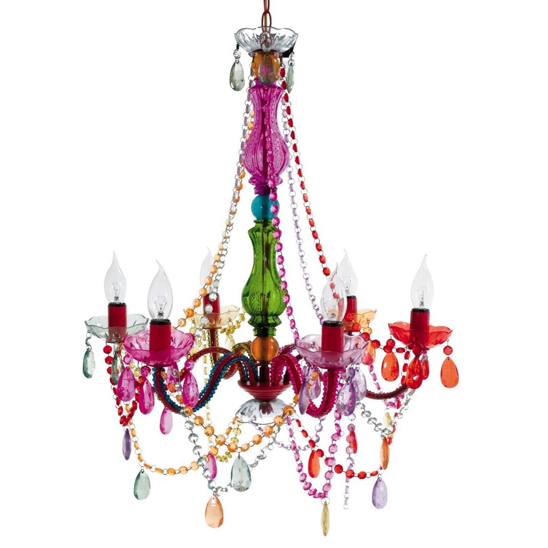 Multi Colored Gypsy Chandeliers