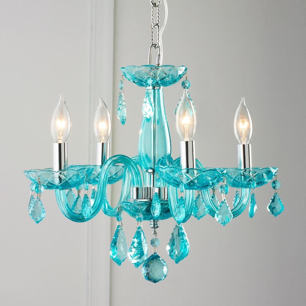 Turquoise Blue Chandeliers