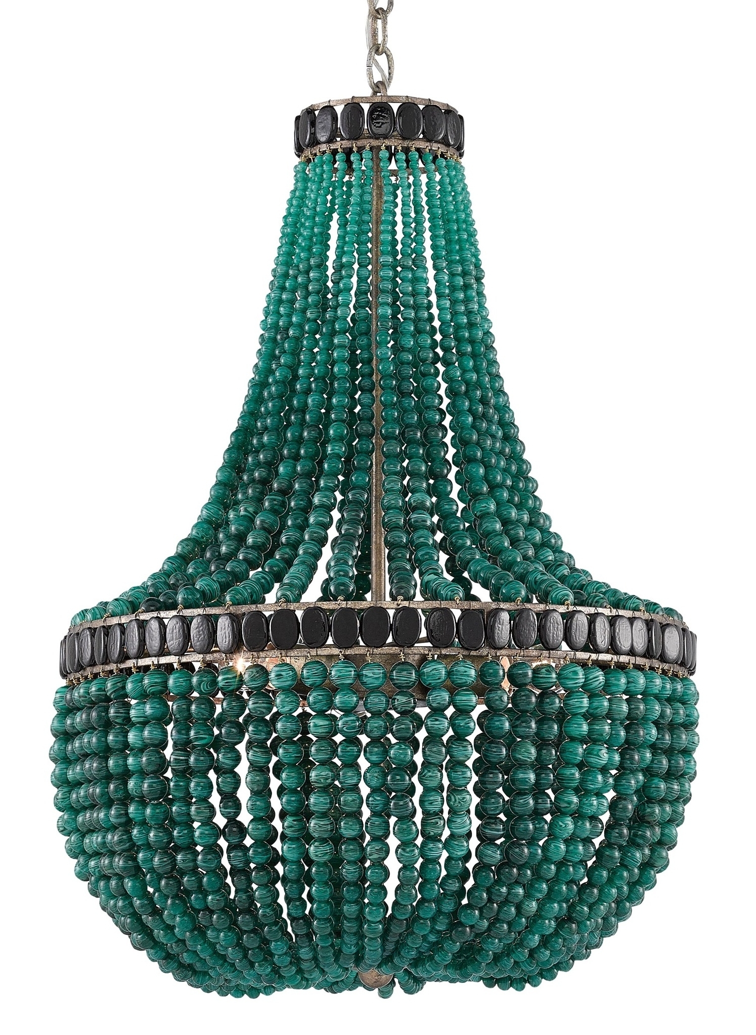 Turquoise Empire Chandeliers