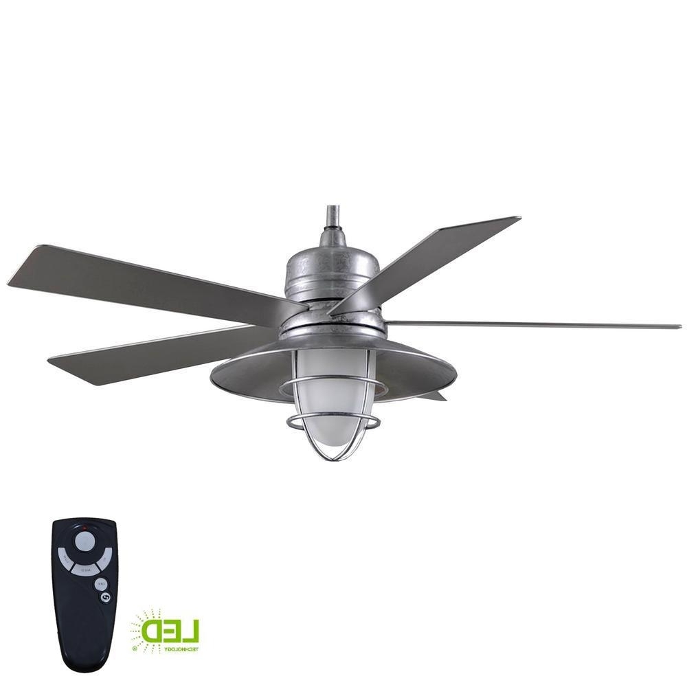 Galvanized Outdoor Ceiling Fans With Light