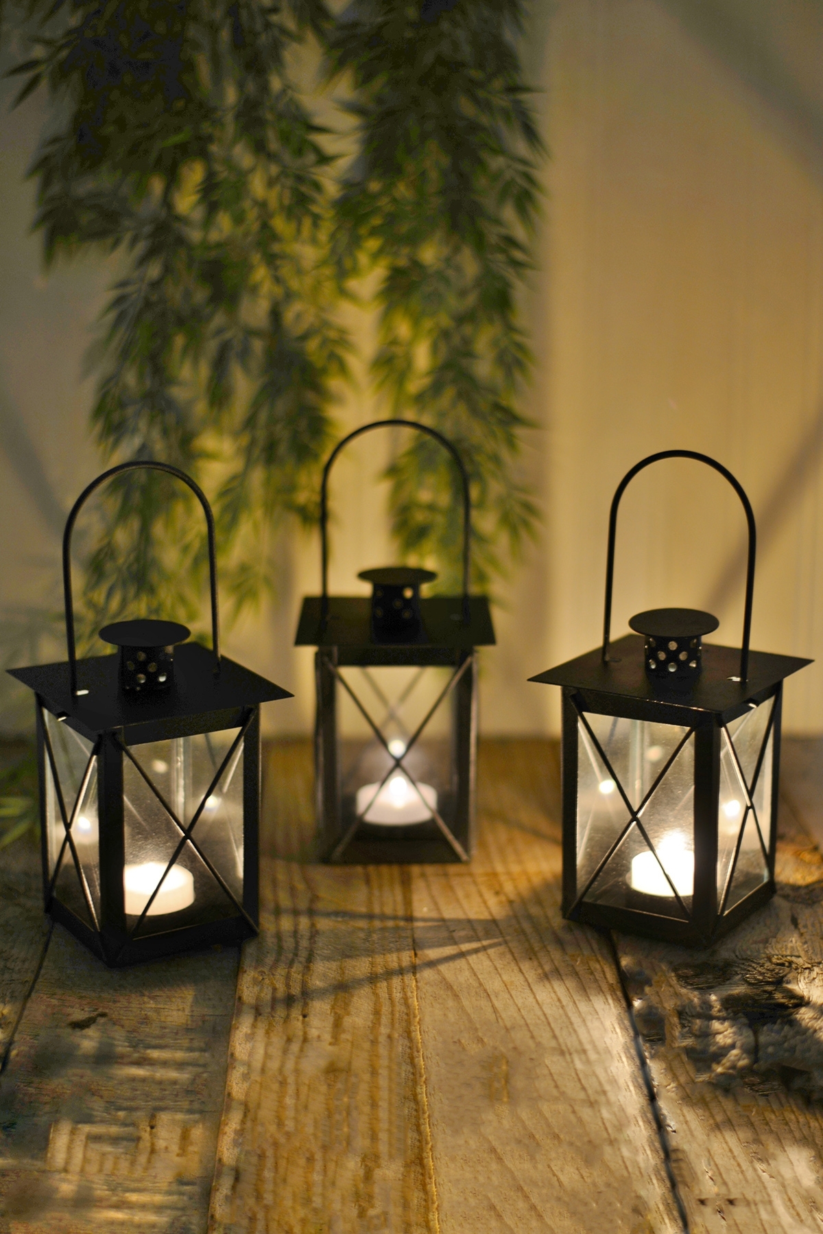 Outdoor Tea Light Lanterns