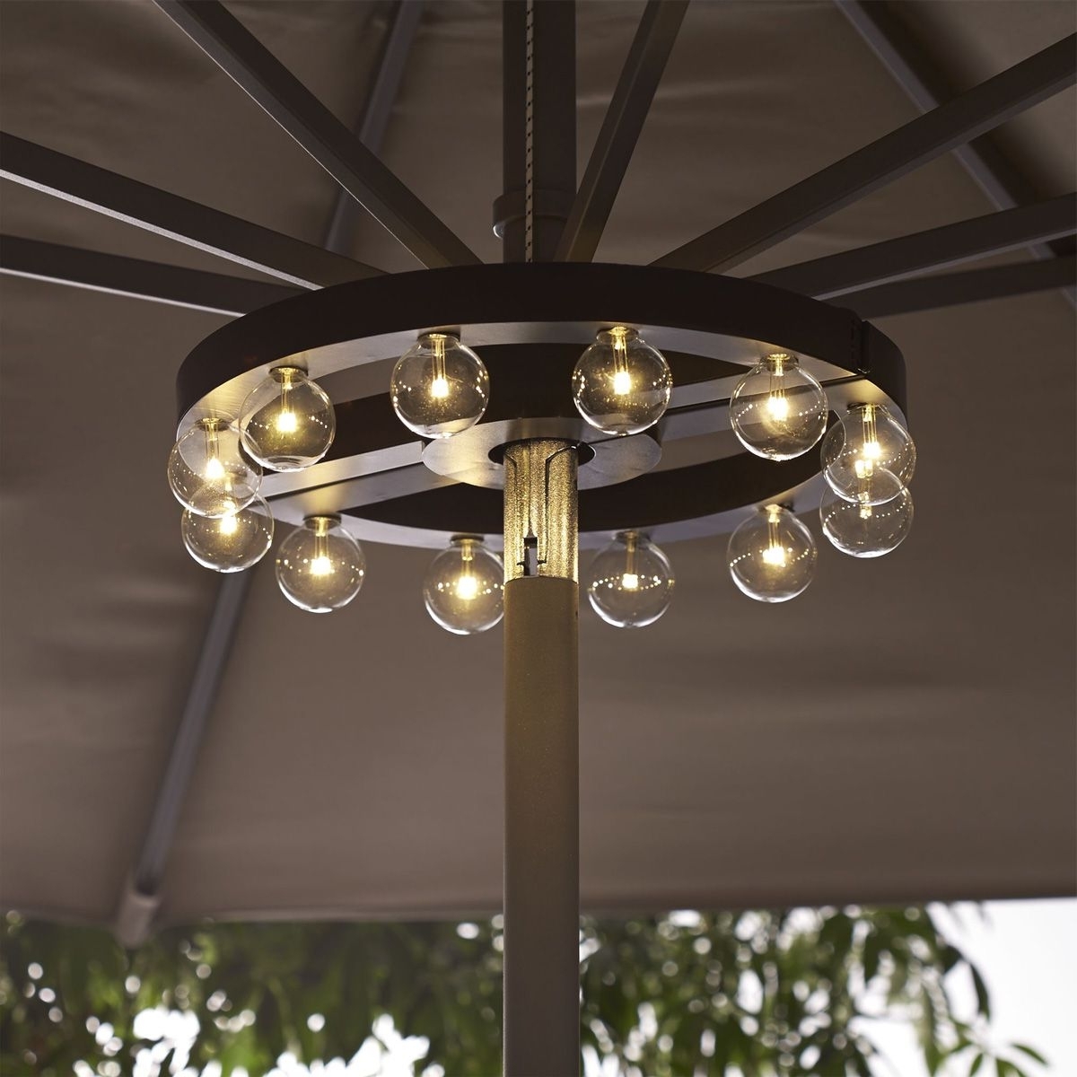 Outdoor Umbrella Lanterns