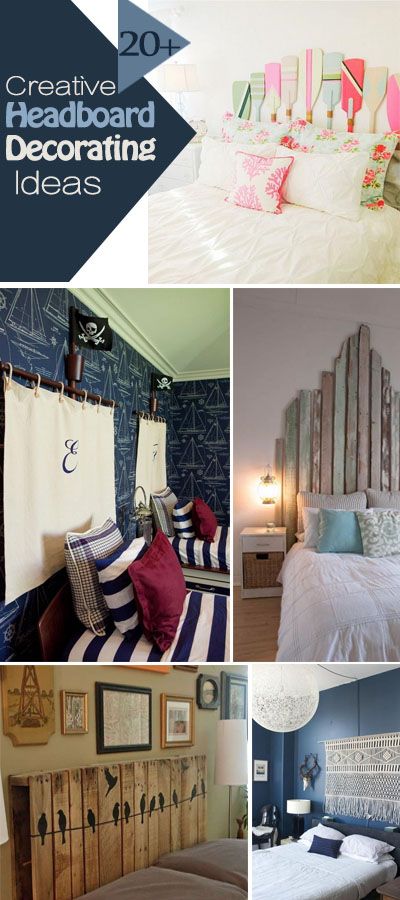 Creative headboard decoration ideas for your bedroom! 
