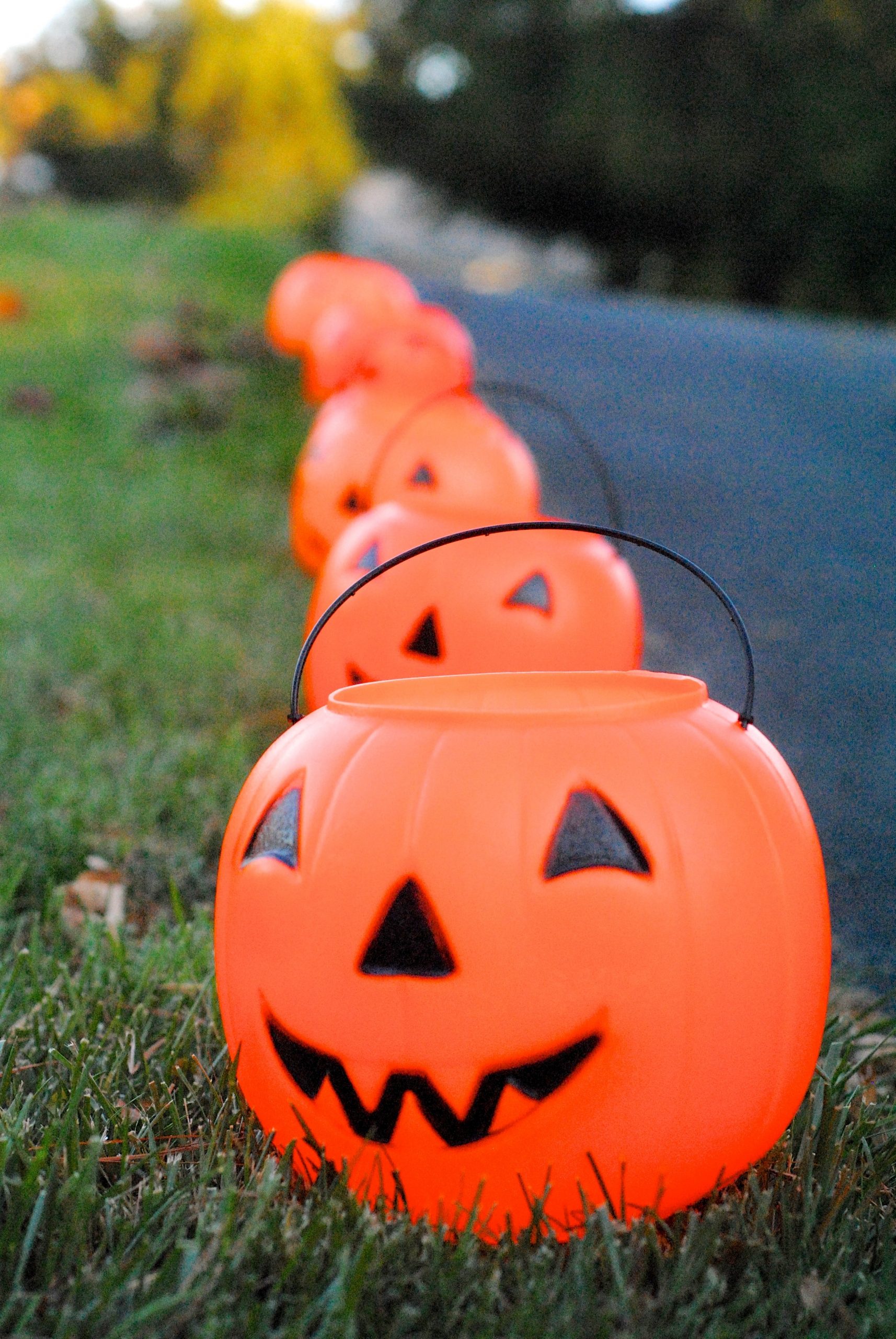 Outdoor Pumpkin Lanterns
