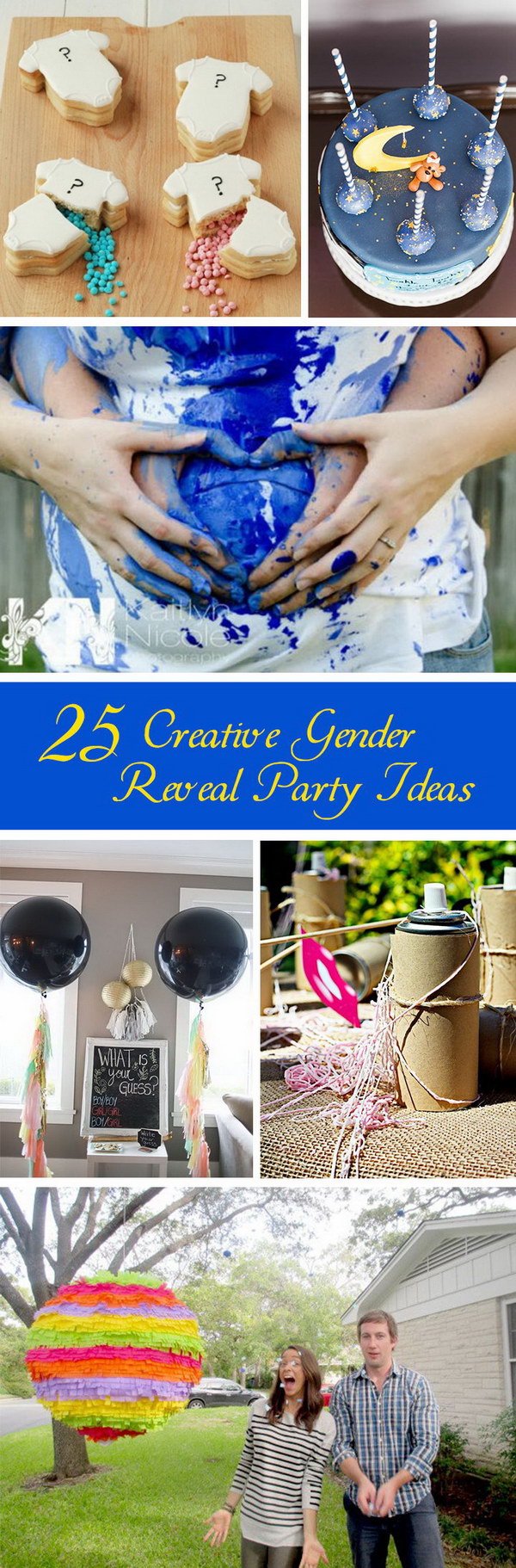 Creative gender reveals party ideas!