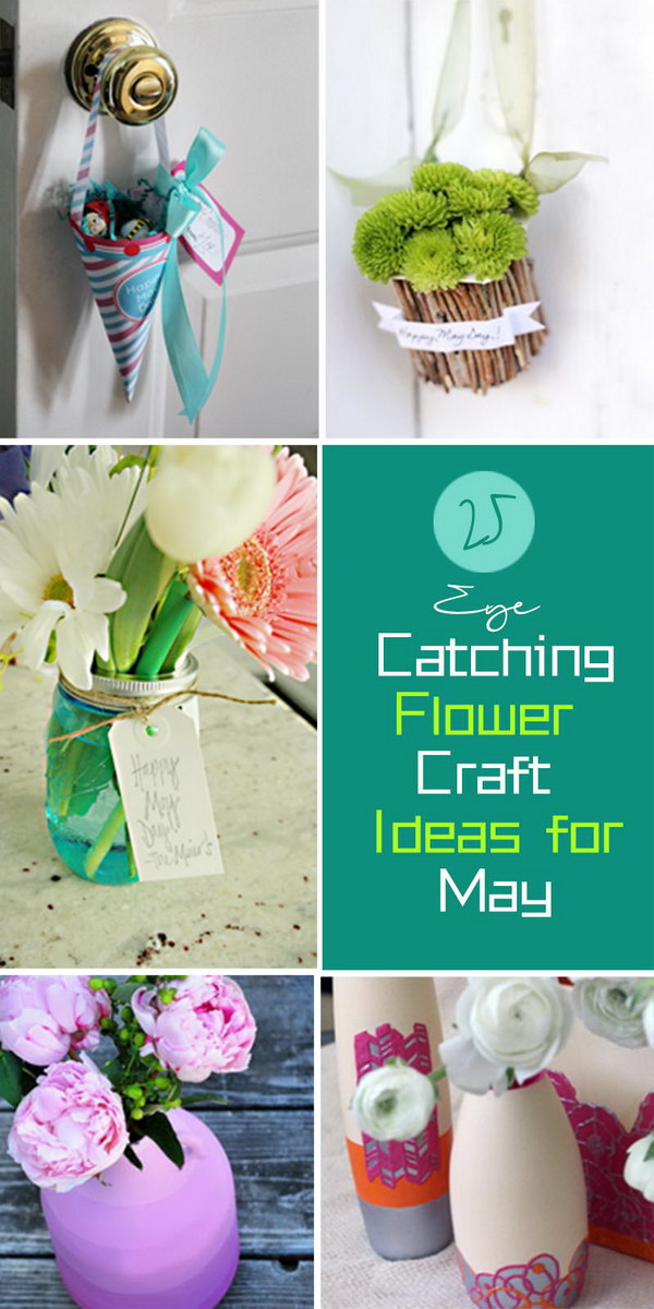 Flashy flower craft ideas for May!