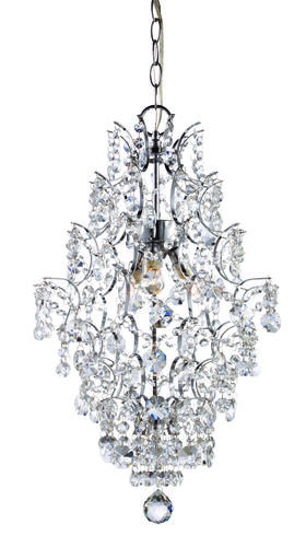 Patriot Lighting® Elegant Home Kirsten 3-Light Crystal Chandelier .